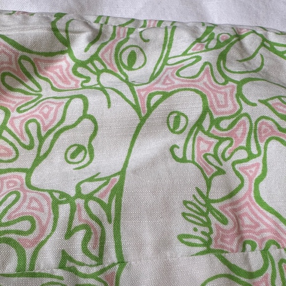 Lilly Pulitzer Original Pink Label on Cream Fabric Strapless size 4 - Picture 12 of 13